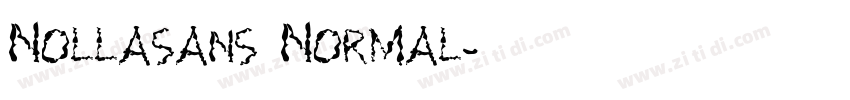 Nollasans Normal字体转换